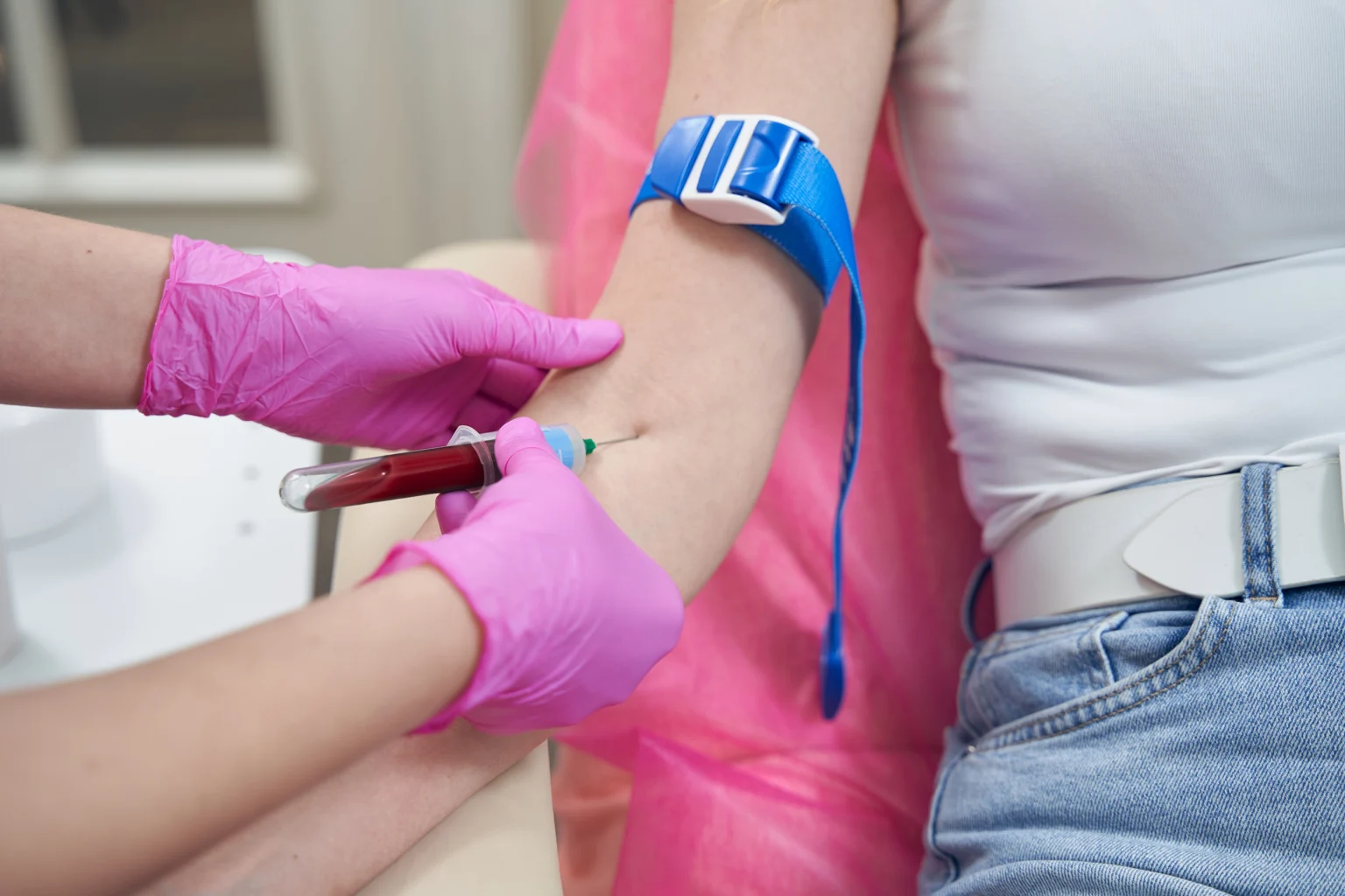 PRP-Eigenbluttherapie, Schritt 1: Blutentnahme